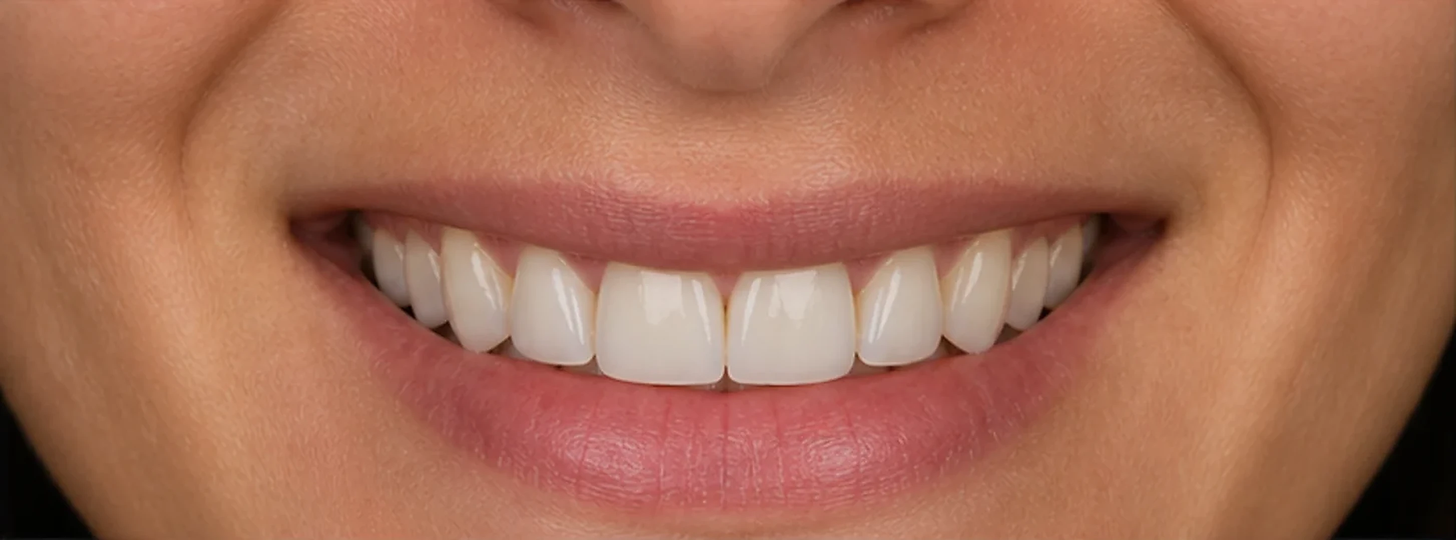 La misma sonrisa después de la ortodoncia invisible